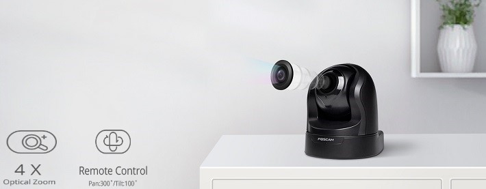 FHD 4x zoom beveiligingscamera