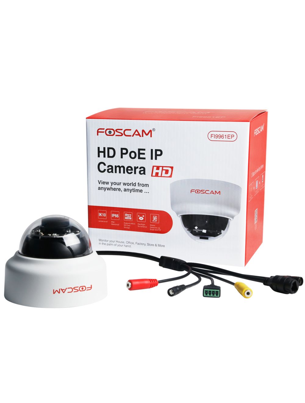 Foscam FI9961EP - Full HD PoE 2MP IP camera - Foscam