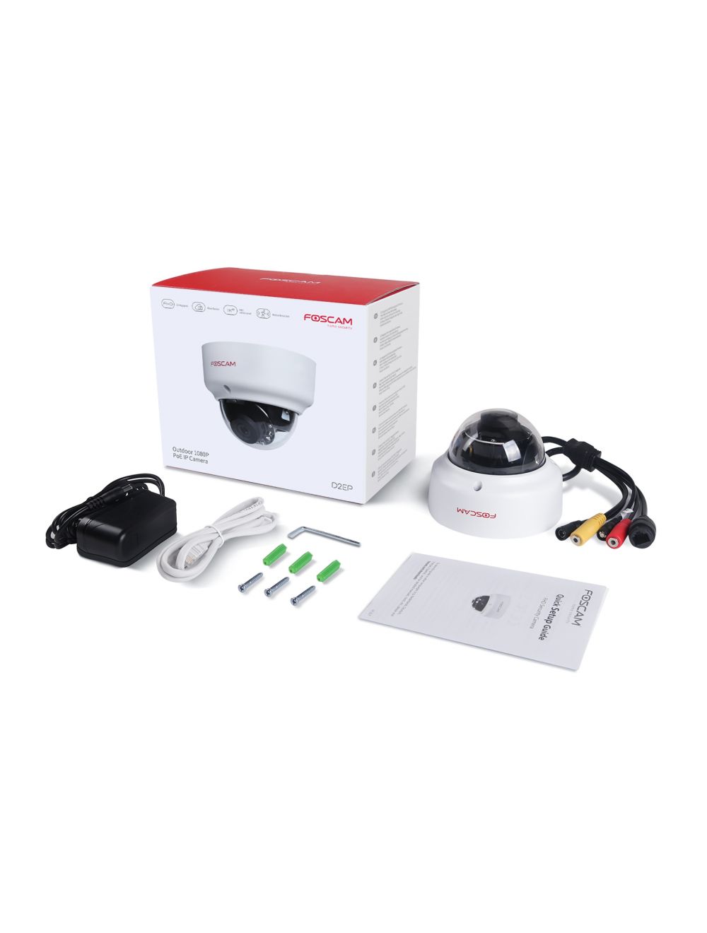Foscam 2.0 MP FHD屋外防水PoE IPカメラ Amazon.co.jp: Foscam 2.0M HD PoE P2P ズーム IPカメラ FI9900EP