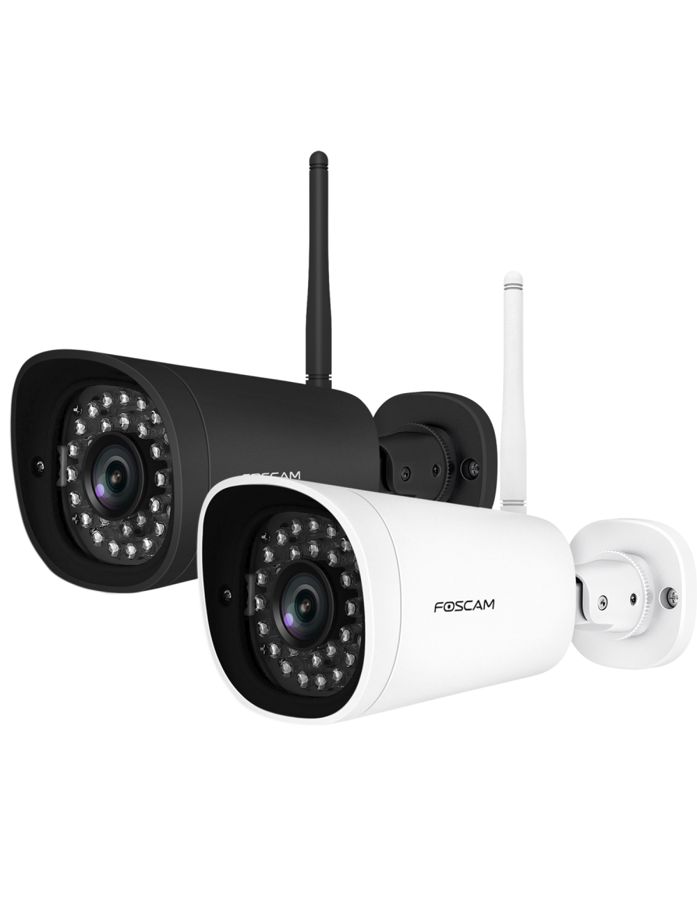 Foscam - Caméra IP PoE extérieure Blanc - G4EP - Caméra de surveillance -  LDLC